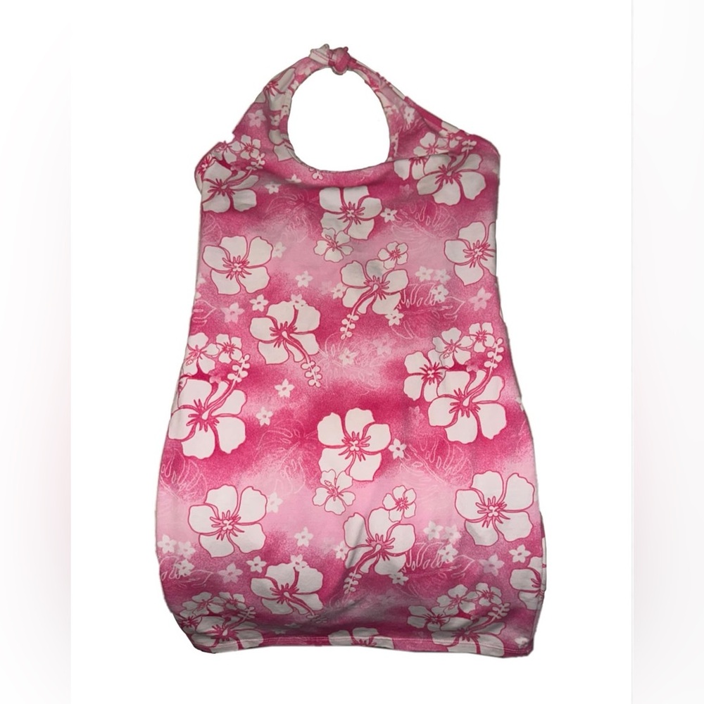 Pink flowers dress